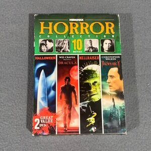 Miramax Horror Collection DVD 10 Movies Halloween Hellraiser Prophecy‎ Dracula
